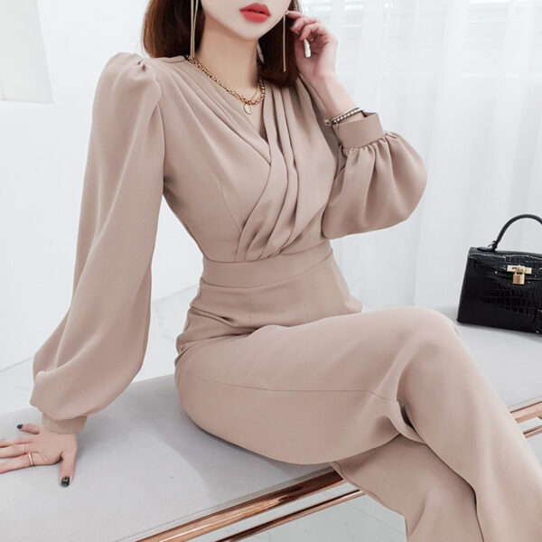 Ladies Slim Fit Fashionable Waist Thin Bodysuit - Image 5