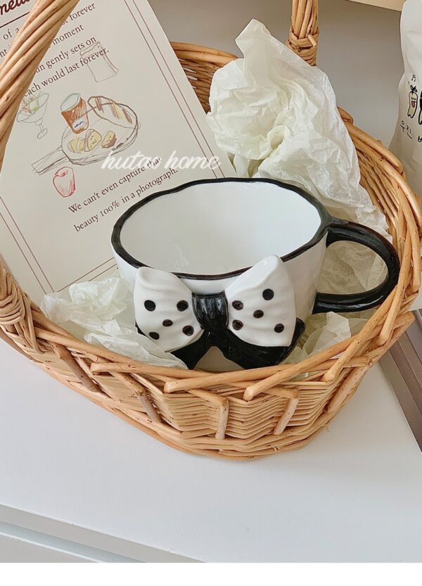 Bowknot Girl Heart Ceramic Mug - Image 2