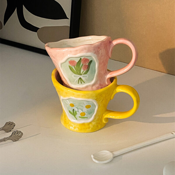 Fashionable Personality Girl Mug Handmade Cute - Image 5