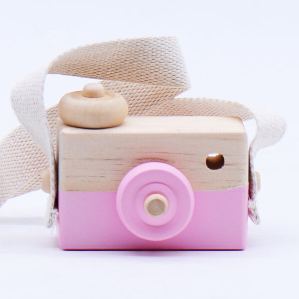 Cute Wooden Toys Camera Baby Kids - Image 2