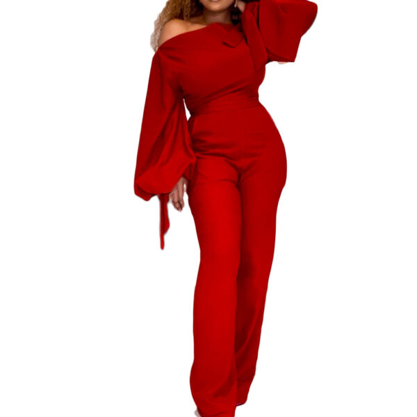 Fashion Women's Casual High Waist Jumpsuit - Image 3