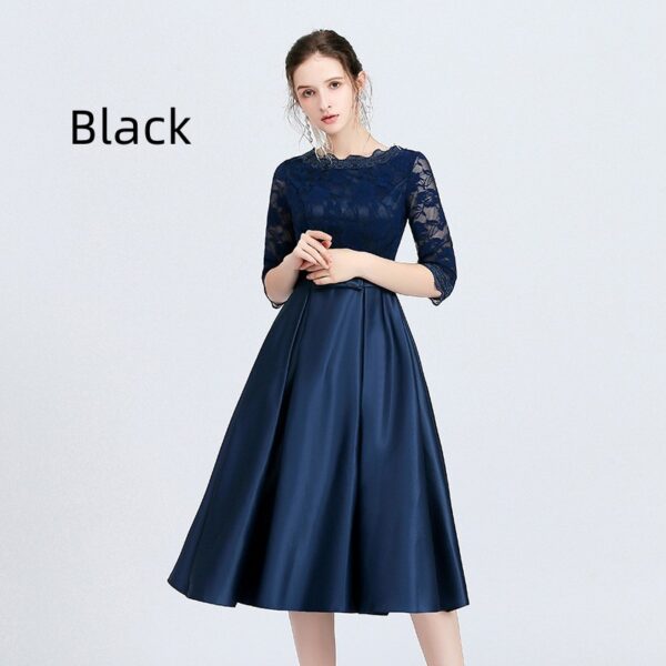 Versatile Casual Mid Length Evening Dress For Women - Image 3