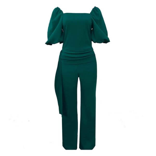 European And American Plus Size Long Women's African Jumpsuit - Image 4