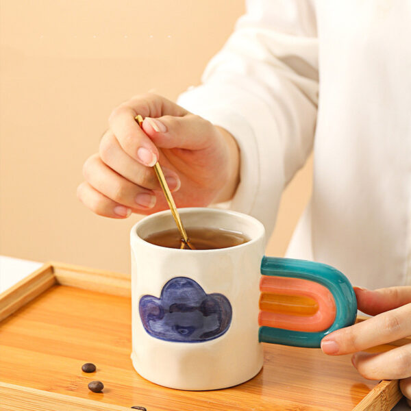 Rainbow Mug Trend Creative Ceramic Mug - Image 3