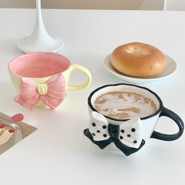 Bowknot Girl Heart Ceramic Mug