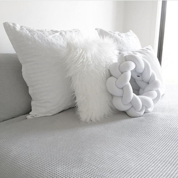 Nordic Woven Velvet Sofa Pillow Decorative Cushion - Image 7