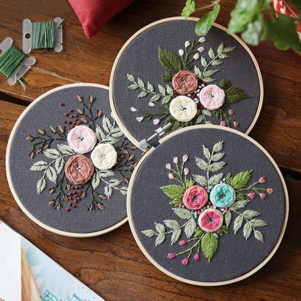 Embroidery diy material pack